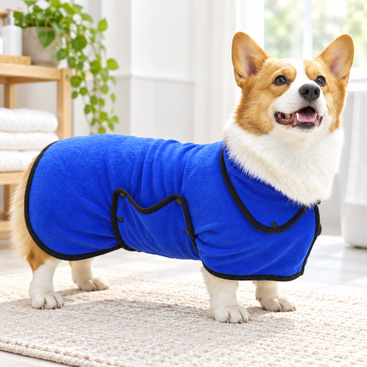 Luxurious Quick-Dry Dog Bathrobe