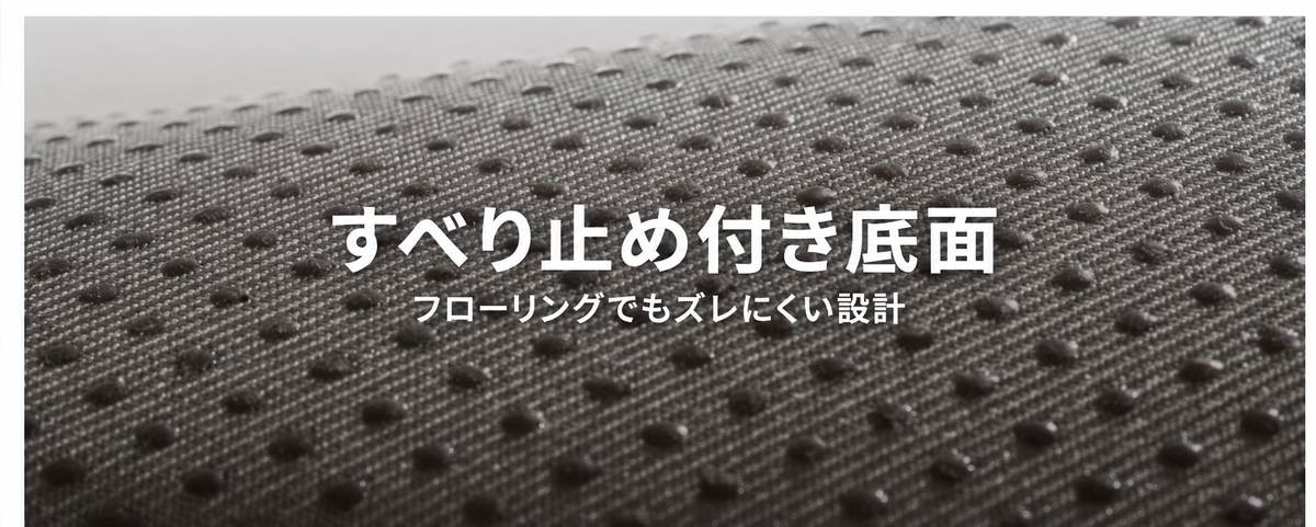 すべり止め付き底面