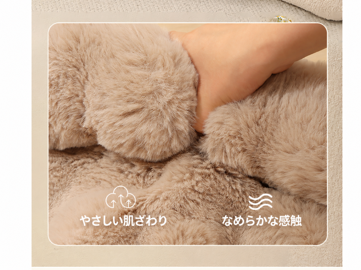 やさしい肌ざわりとなめらかな感触