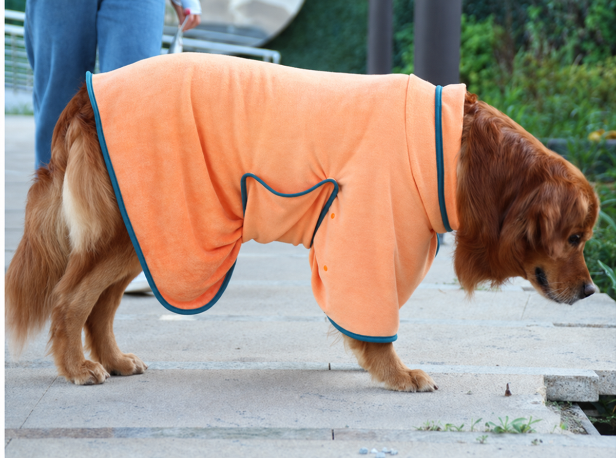 Luxurious Quick-Dry Dog Bathrobe
