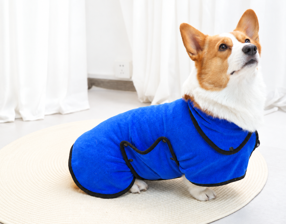 Luxurious Quick-Dry Dog Bathrobe